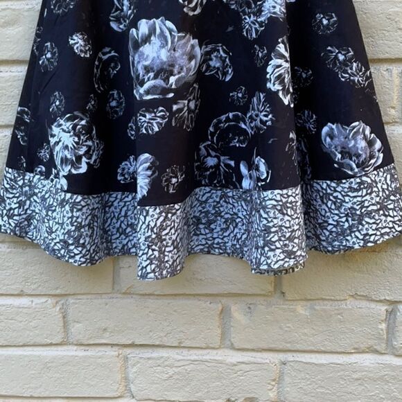 Take 50% OFF- Prabal Gurung For Target Ruffled A-Line Skirt Floral, Size-4 - Picture 3 of 8